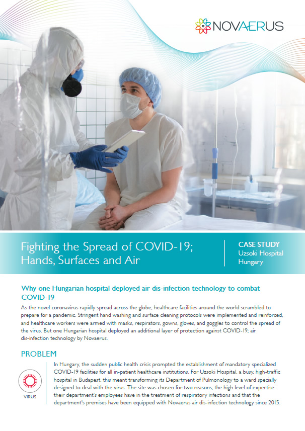Fighting the Spread of COVID-19; Hands, Surfaces and Air